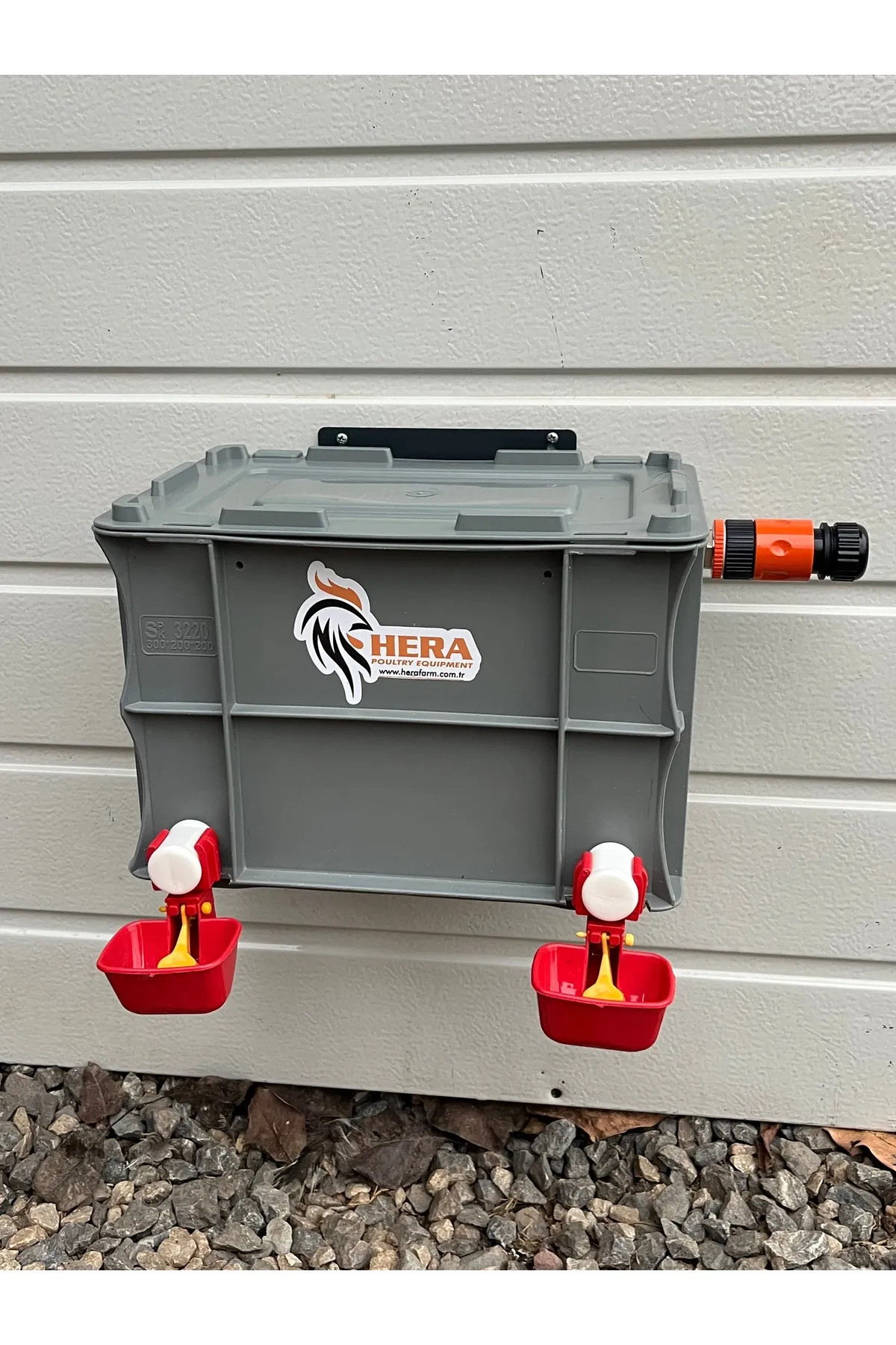 2 Kaplı Otomatik Dolumlu Suluk - Duvara Montaj Plakalı (Sağdan Su Girişli) - Görsel 4