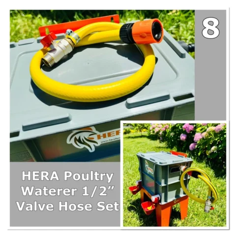 Suluk 1/2" Vanalı Hortum Seti