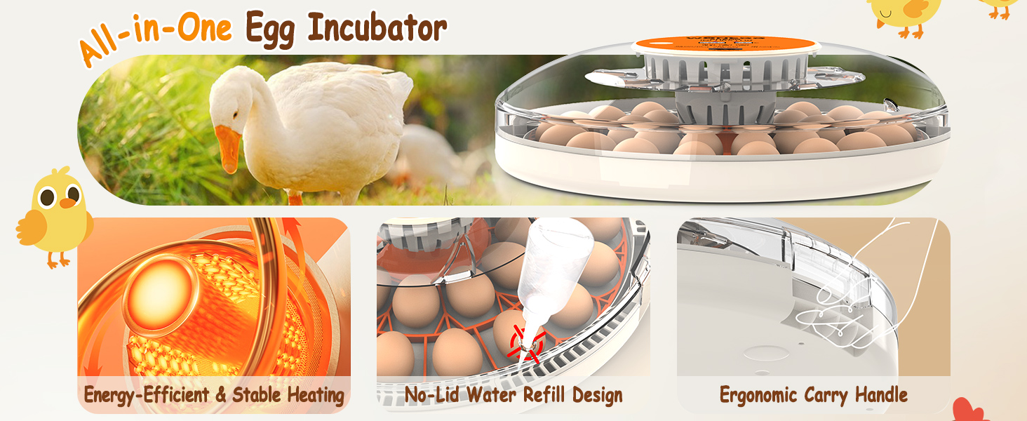 HERA FARM 30'lu Kuluçka Makinası-30H - Görsel 5