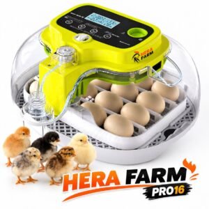 HERA FARM Tam Otomatik 16'lı Kuluçka Makinası-16 Pro