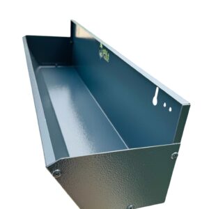 Sırtından Duvara-Tele Askılı Tekne Tipi Yemlik-50 cm (Antrasit Gri)