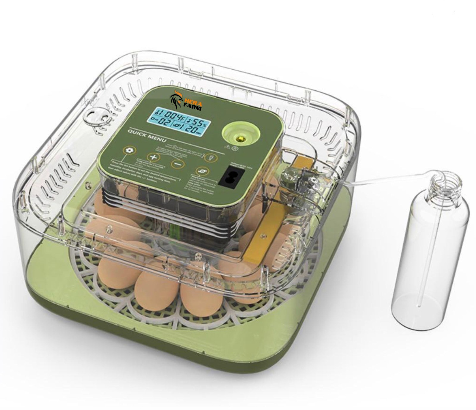HERA FARM Tam Otomatik 12'li Kuluçka Makinası-FY12H