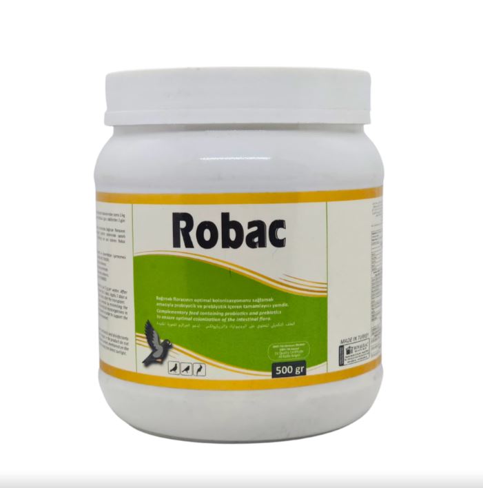 Robac 500 gr. (Prebiyotik,Probiyotik Sindirim Sistemi Düzenleyici) Royal İlaç